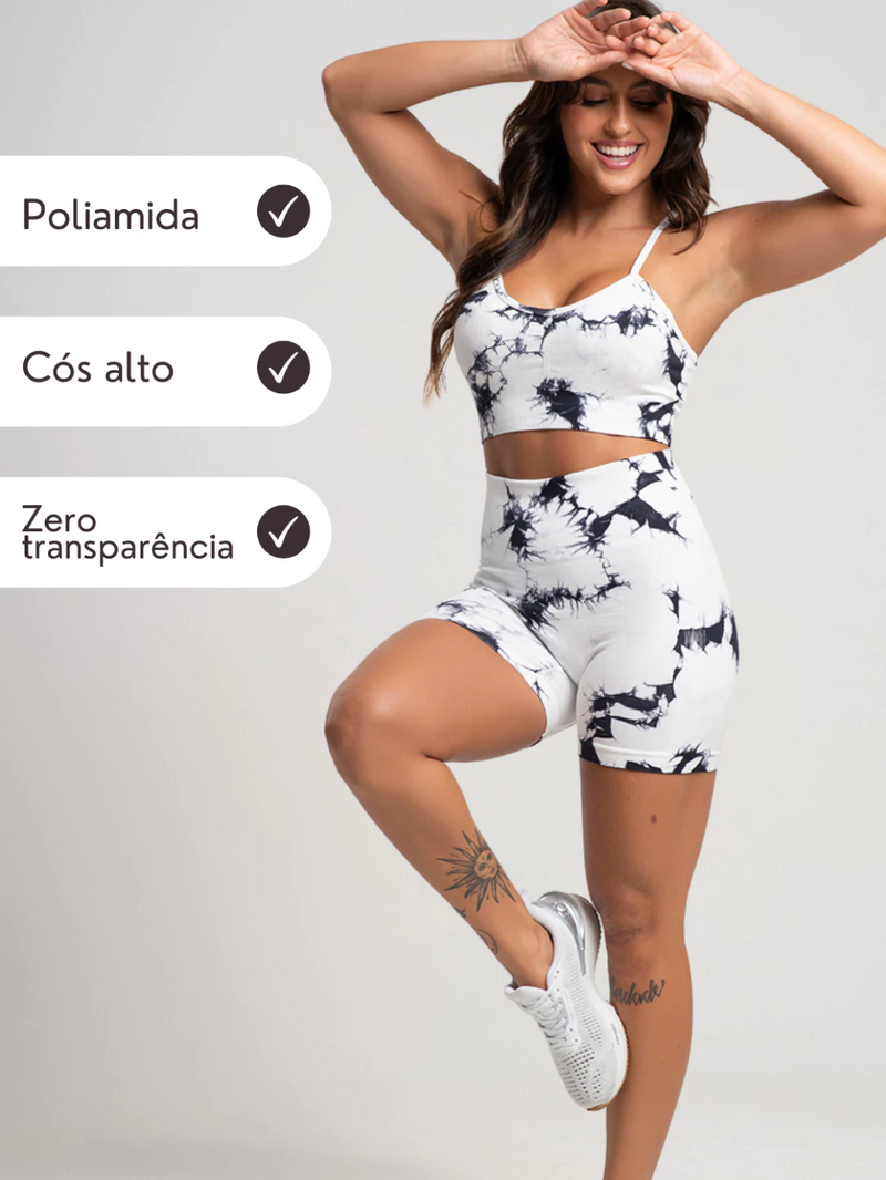 Conjunto Fitness Estampado | Viva Fit
